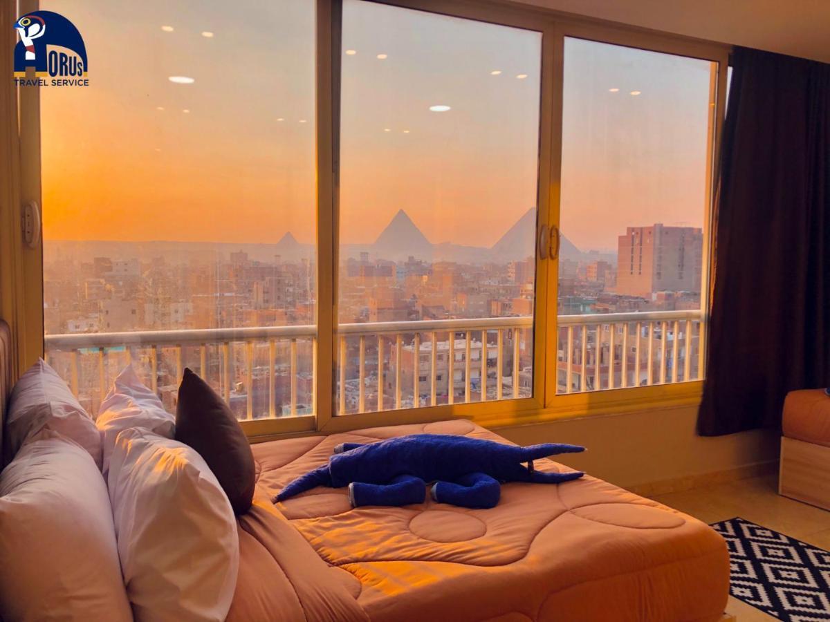 Horus Horizon Inn Pyramids View Kafret el-Gabal エクステリア 写真