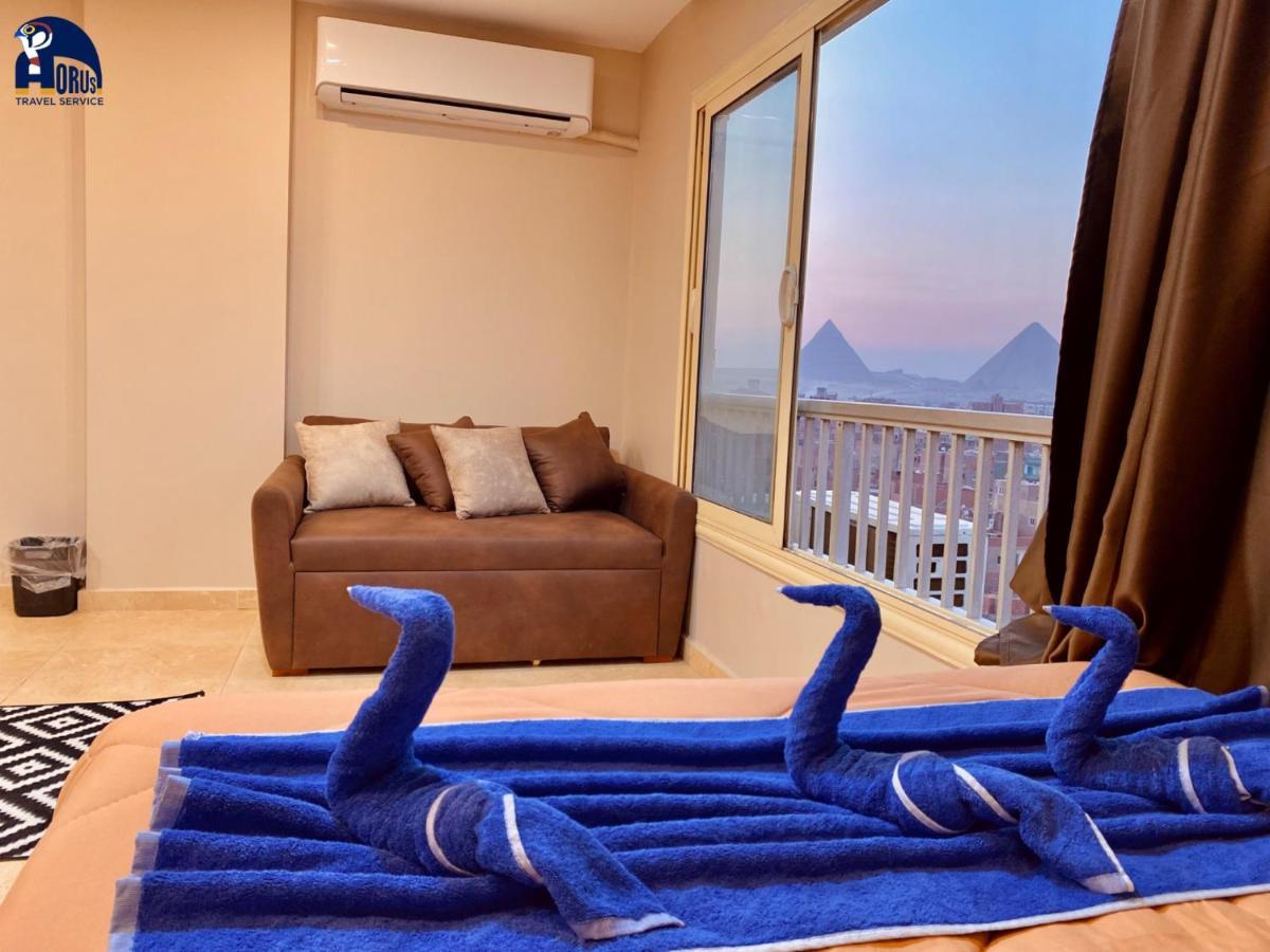 Horus Horizon Inn Pyramids View Kafret el-Gabal エクステリア 写真