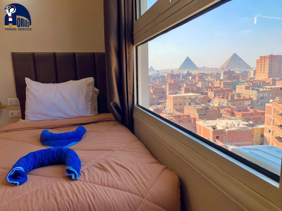 Horus Horizon Inn Pyramids View Kafret el-Gabal エクステリア 写真