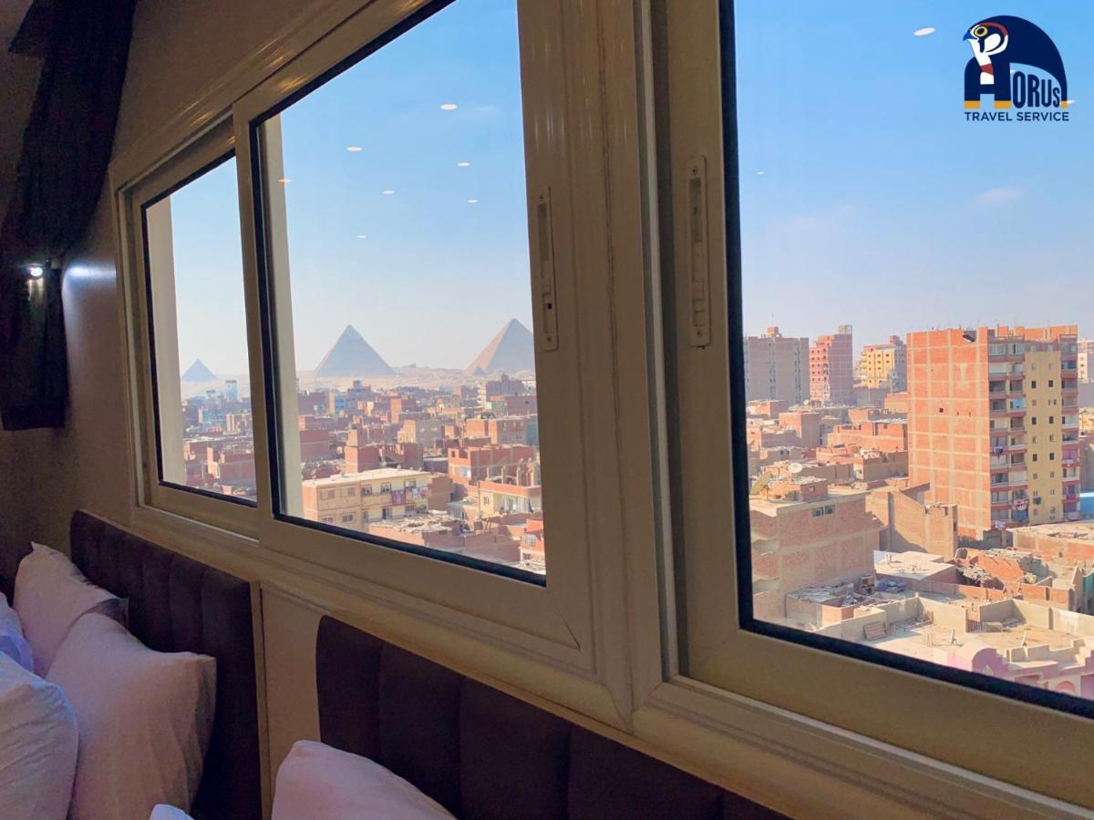 Horus Horizon Inn Pyramids View Kafret el-Gabal エクステリア 写真