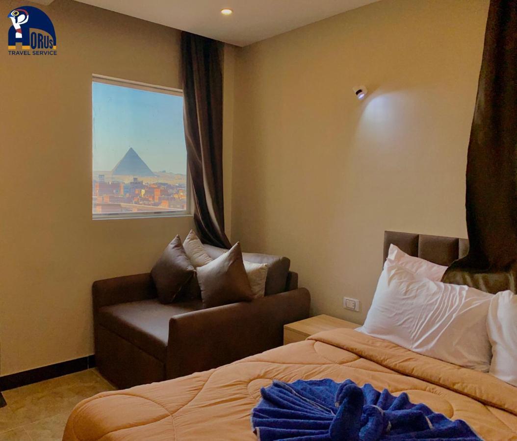 Horus Horizon Inn Pyramids View Kafret el-Gabal エクステリア 写真