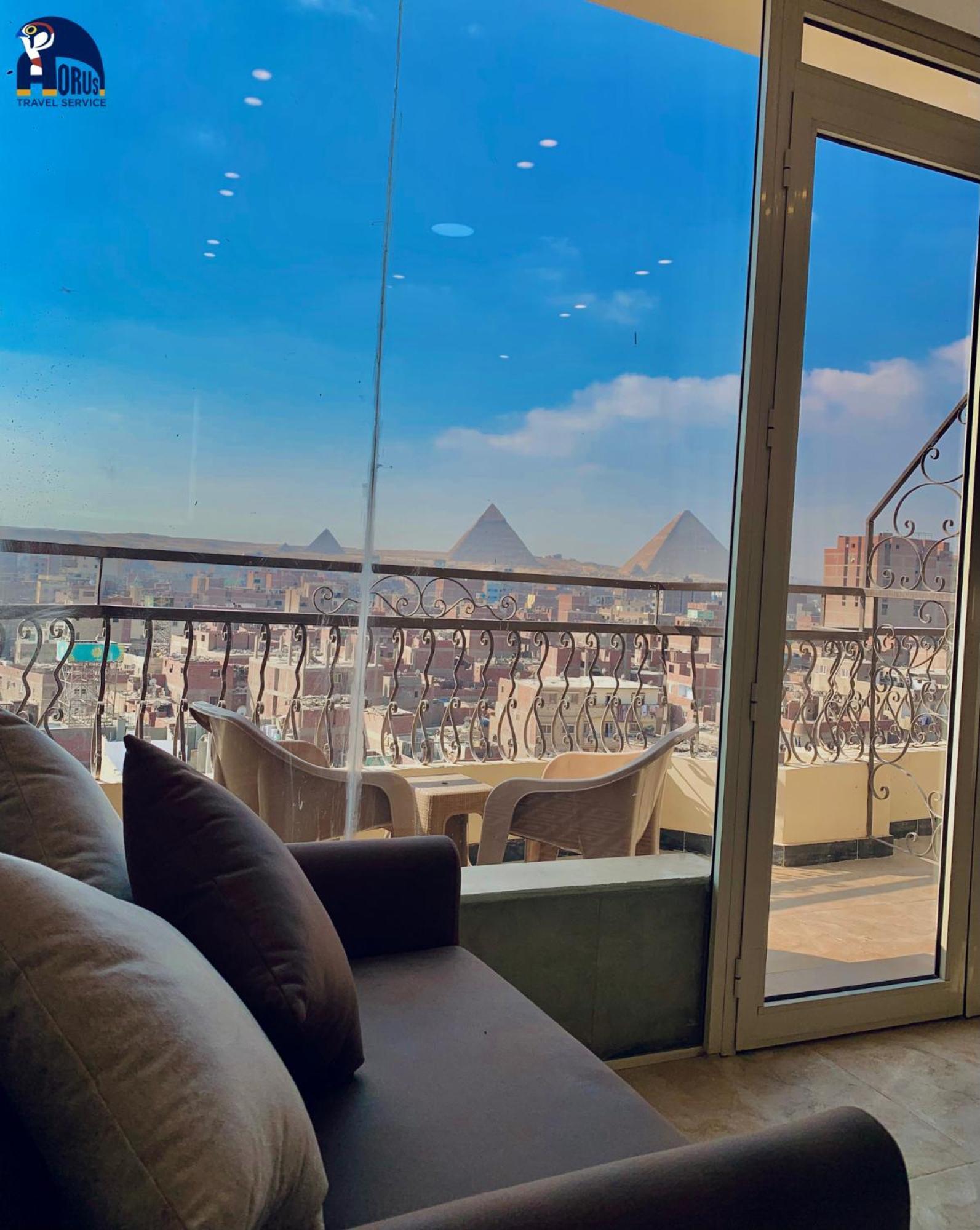 Horus Horizon Inn Pyramids View Kafret el-Gabal エクステリア 写真