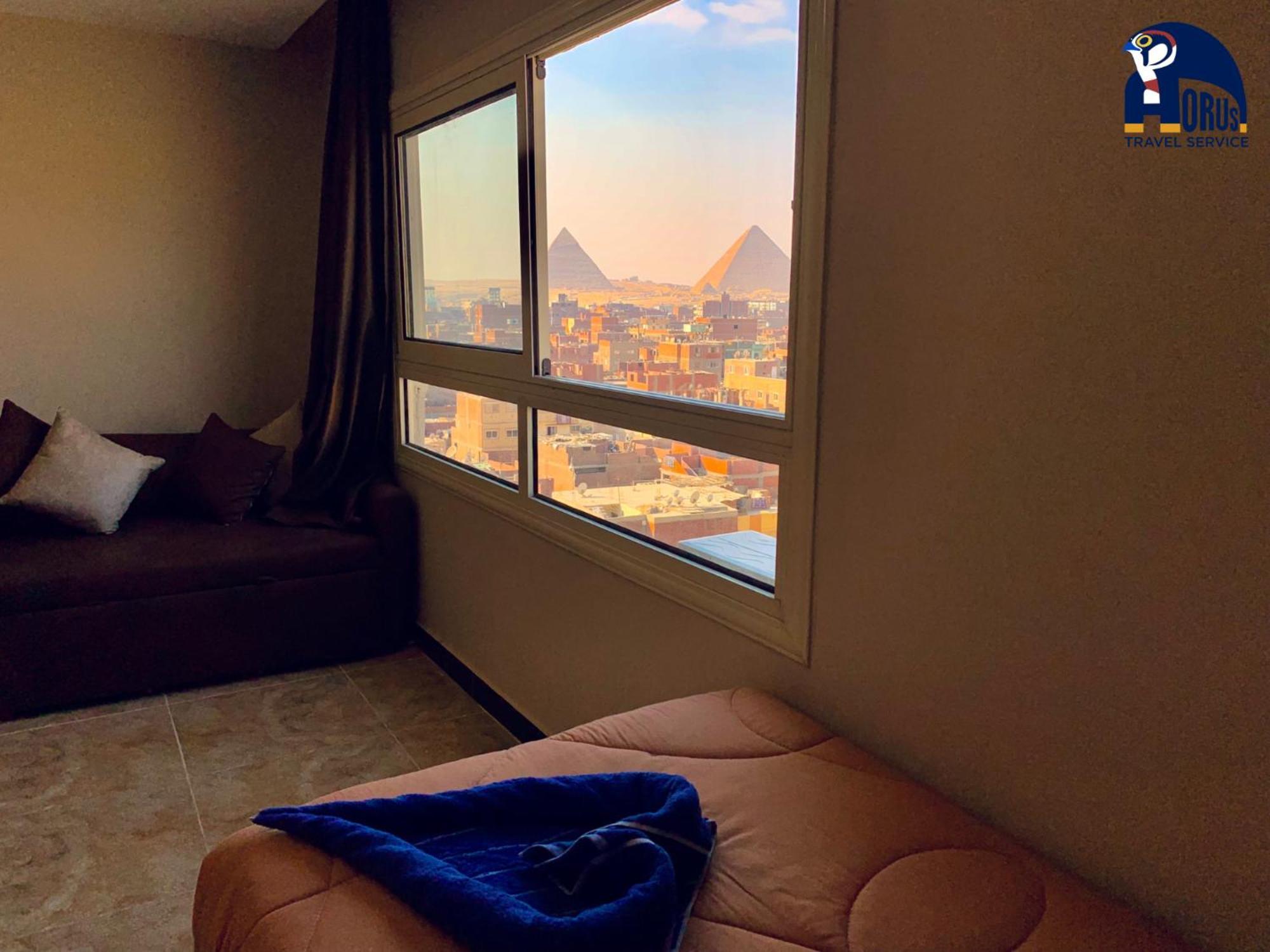 Horus Horizon Inn Pyramids View Kafret el-Gabal エクステリア 写真